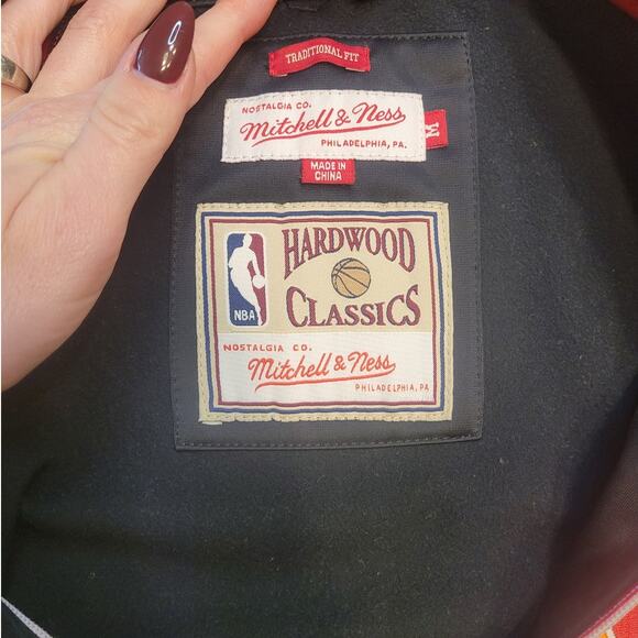 Mitchell & Ness Miami Heat Hardwood Classics Vision Jacket Men’s M – EUC - Picture 6 of 11